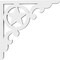Ekena Millwork Austin Architectural Grade PVC Bracket, 5/8"W X 8"D X 8"H BKTP01X08X08AU - alternate 4